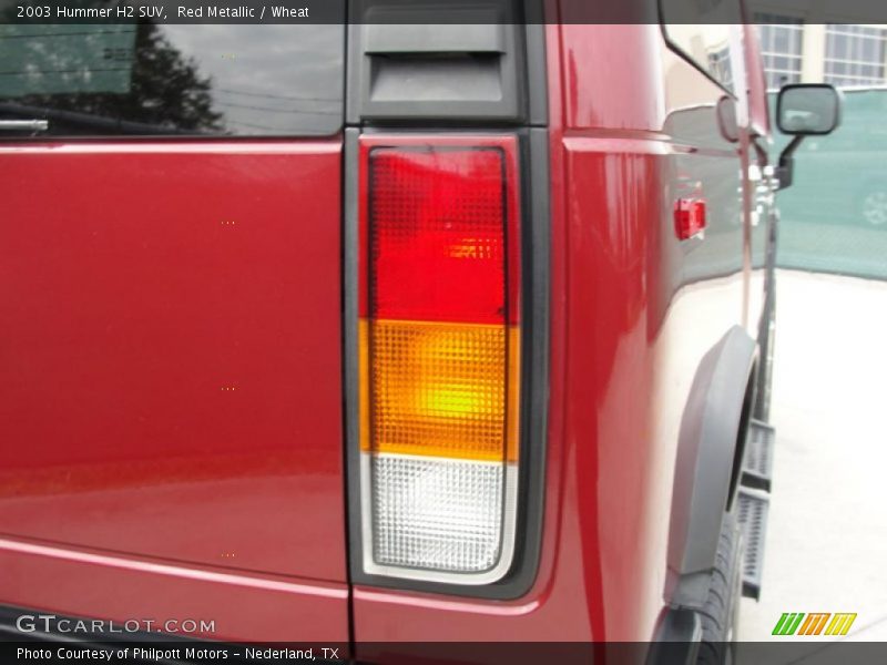 Red Metallic / Wheat 2003 Hummer H2 SUV