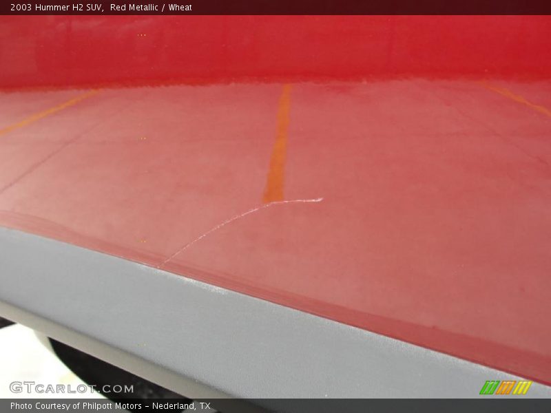Red Metallic / Wheat 2003 Hummer H2 SUV