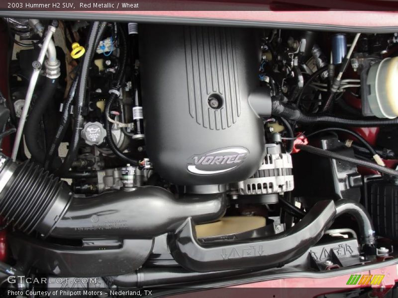 Red Metallic / Wheat 2003 Hummer H2 SUV
