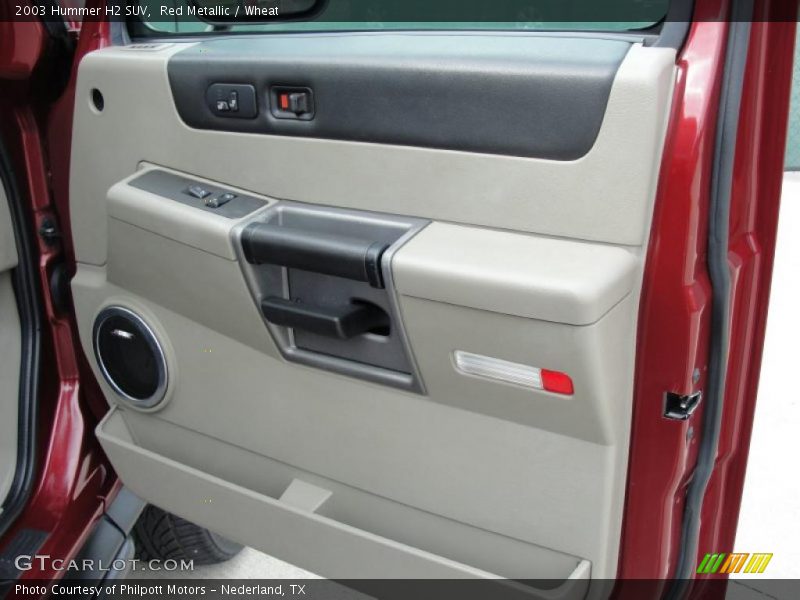 Red Metallic / Wheat 2003 Hummer H2 SUV