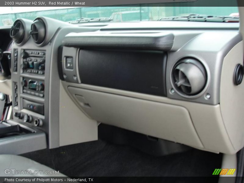 Red Metallic / Wheat 2003 Hummer H2 SUV