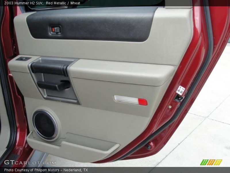 Red Metallic / Wheat 2003 Hummer H2 SUV