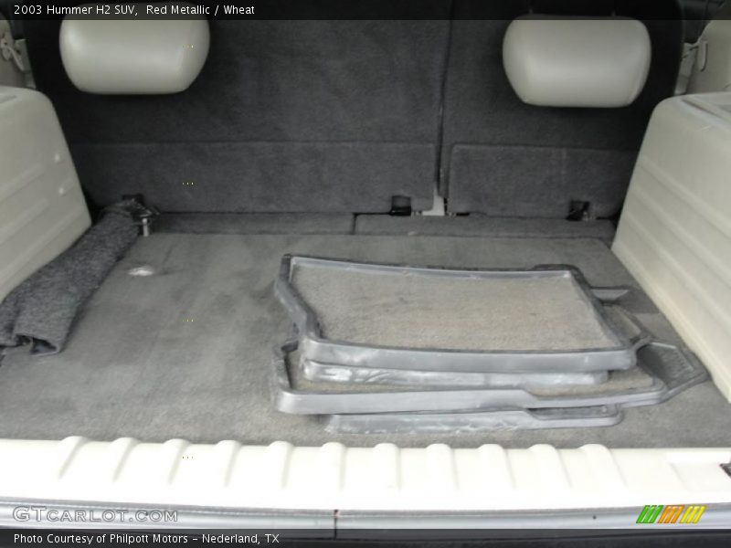 Red Metallic / Wheat 2003 Hummer H2 SUV