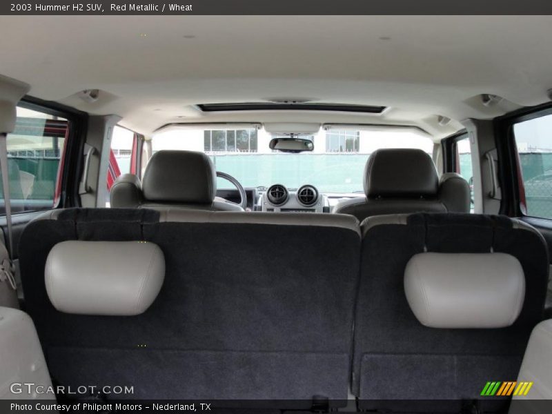 Red Metallic / Wheat 2003 Hummer H2 SUV