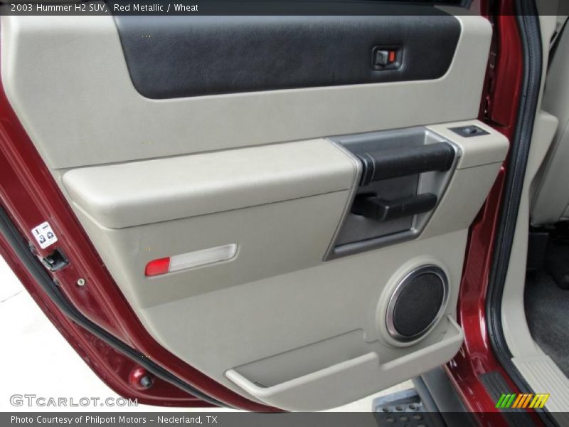 Red Metallic / Wheat 2003 Hummer H2 SUV