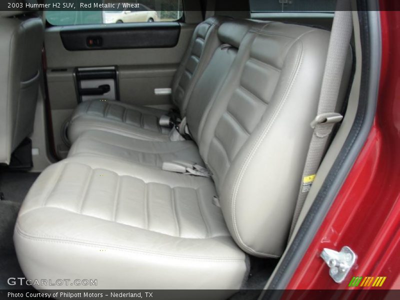 Red Metallic / Wheat 2003 Hummer H2 SUV