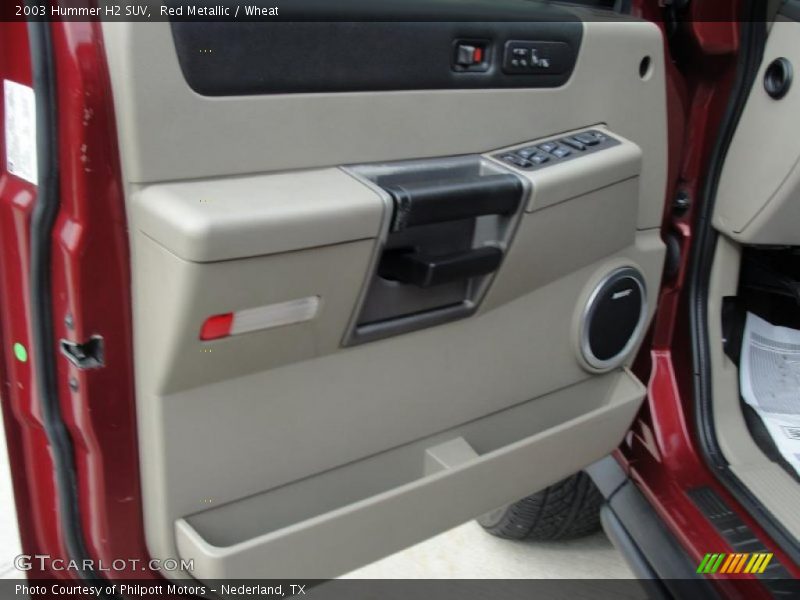 Red Metallic / Wheat 2003 Hummer H2 SUV