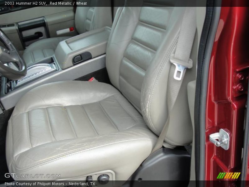 Red Metallic / Wheat 2003 Hummer H2 SUV