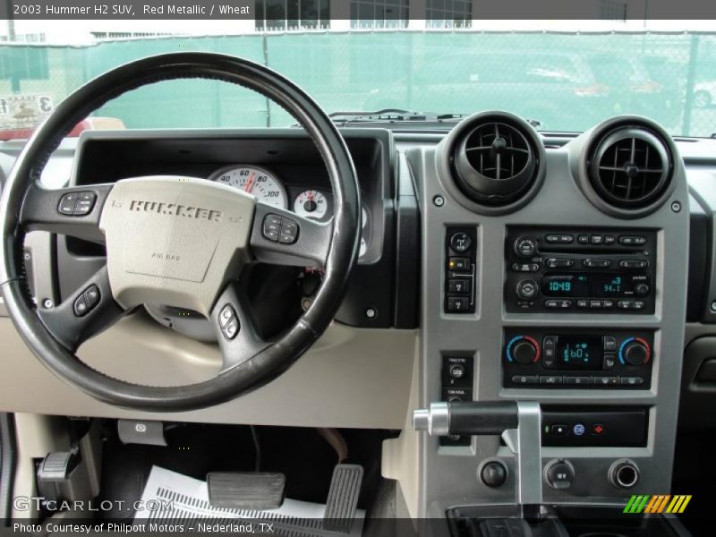 Red Metallic / Wheat 2003 Hummer H2 SUV