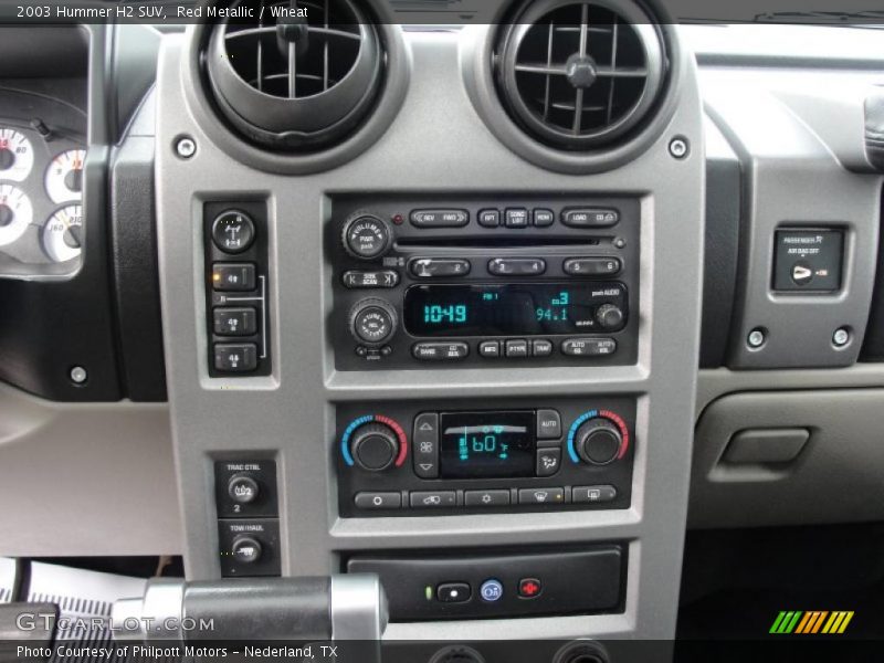 Red Metallic / Wheat 2003 Hummer H2 SUV