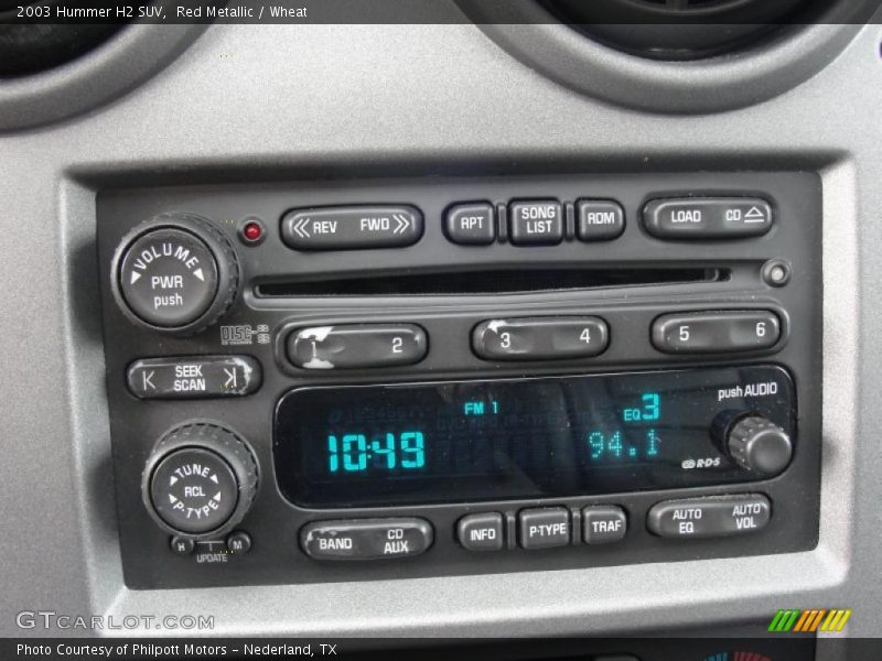 Red Metallic / Wheat 2003 Hummer H2 SUV