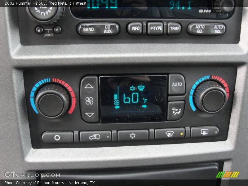 Red Metallic / Wheat 2003 Hummer H2 SUV