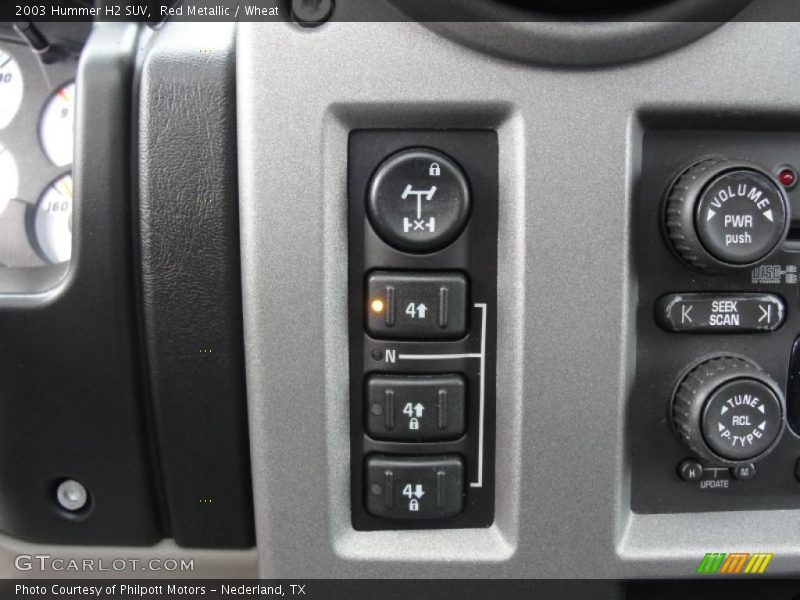 Red Metallic / Wheat 2003 Hummer H2 SUV