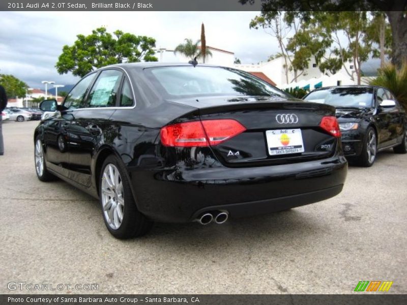 Brilliant Black / Black 2011 Audi A4 2.0T Sedan