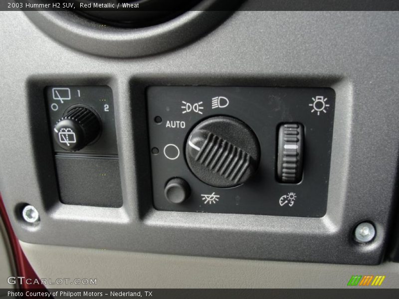 Red Metallic / Wheat 2003 Hummer H2 SUV