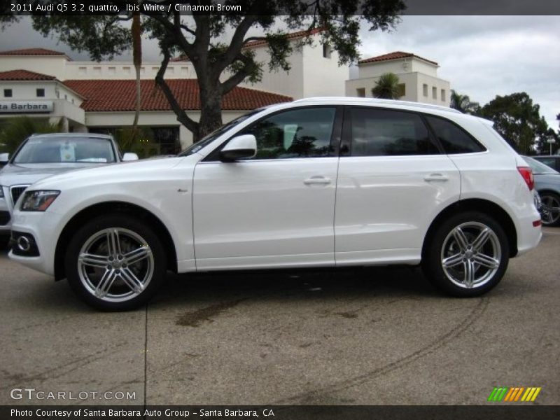 Ibis White / Cinnamon Brown 2011 Audi Q5 3.2 quattro