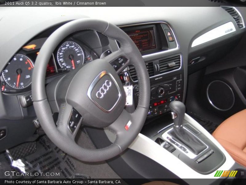Ibis White / Cinnamon Brown 2011 Audi Q5 3.2 quattro