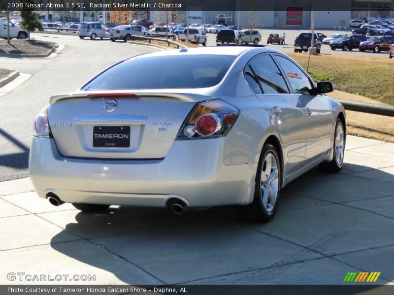 Radiant Silver Metallic / Charcoal 2008 Nissan Altima 3.5 SE