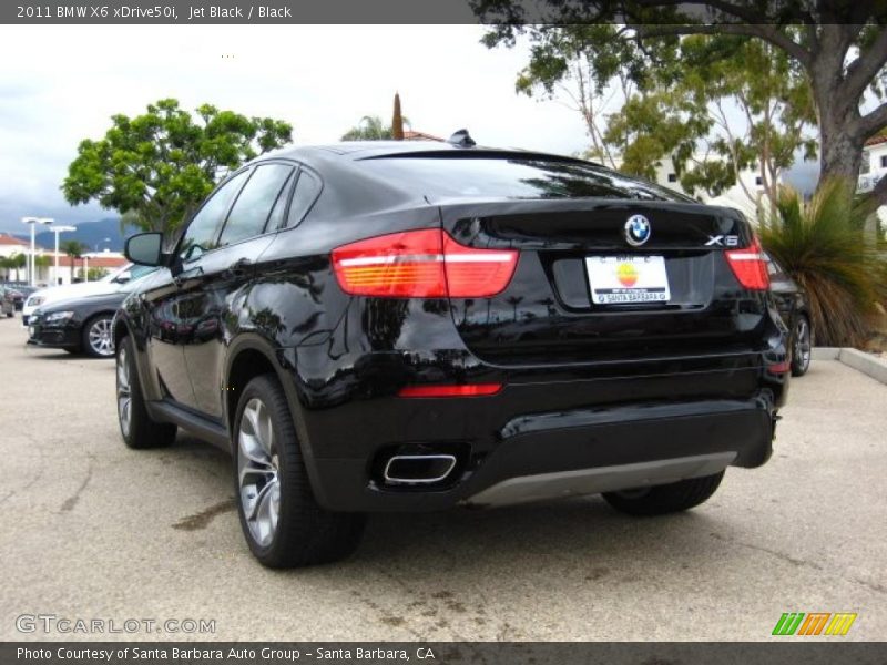 Jet Black / Black 2011 BMW X6 xDrive50i