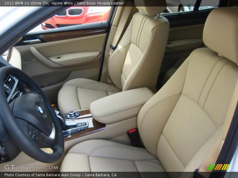  2011 X3 xDrive 35i Sand Beige Nevada Leather Interior