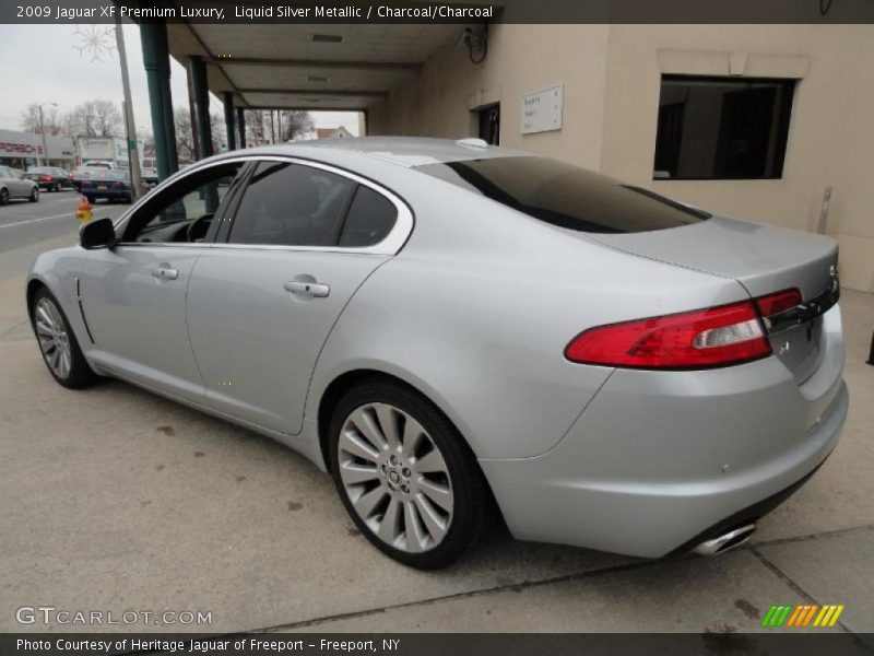 Liquid Silver Metallic / Charcoal/Charcoal 2009 Jaguar XF Premium Luxury