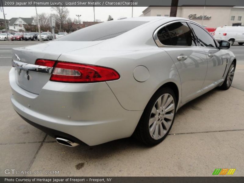 Liquid Silver Metallic / Charcoal/Charcoal 2009 Jaguar XF Premium Luxury