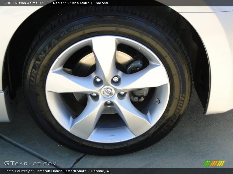Radiant Silver Metallic / Charcoal 2008 Nissan Altima 3.5 SE