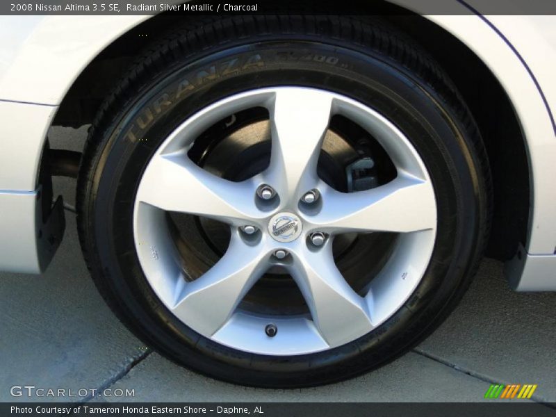 Radiant Silver Metallic / Charcoal 2008 Nissan Altima 3.5 SE