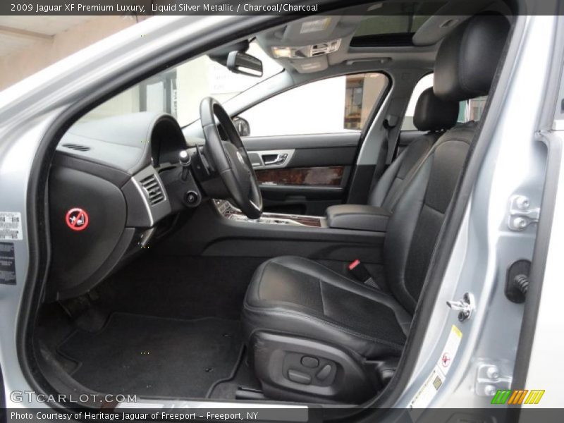 Liquid Silver Metallic / Charcoal/Charcoal 2009 Jaguar XF Premium Luxury