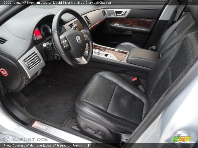 Liquid Silver Metallic / Charcoal/Charcoal 2009 Jaguar XF Premium Luxury