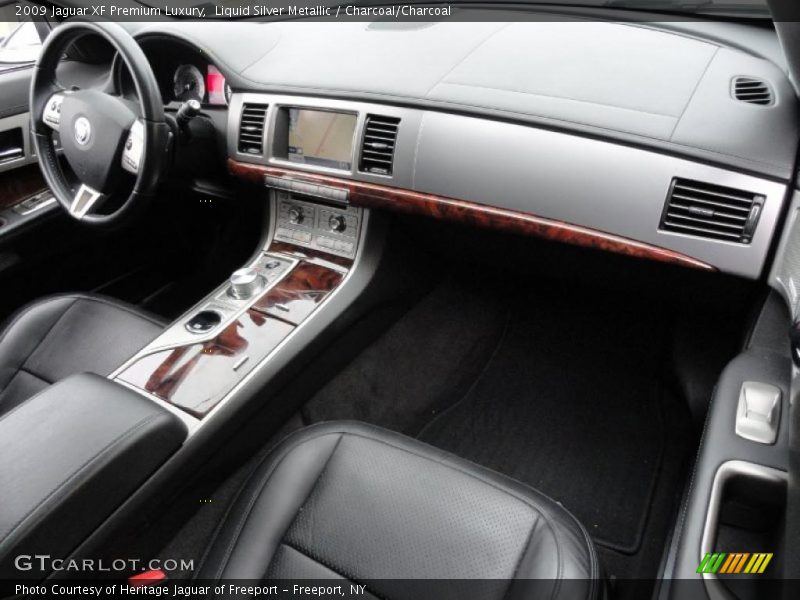Liquid Silver Metallic / Charcoal/Charcoal 2009 Jaguar XF Premium Luxury