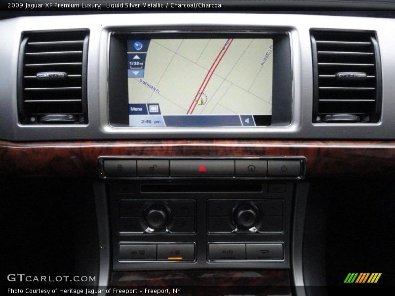 Liquid Silver Metallic / Charcoal/Charcoal 2009 Jaguar XF Premium Luxury