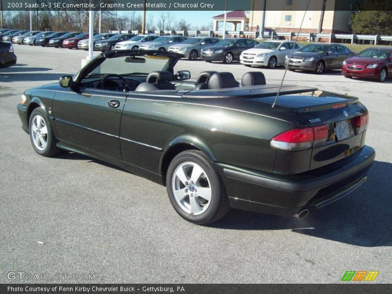  2003 9-3 SE Convertible Graphite Green Metallic