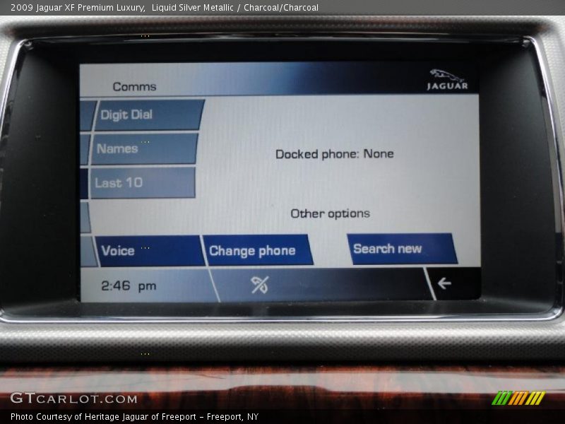 Liquid Silver Metallic / Charcoal/Charcoal 2009 Jaguar XF Premium Luxury