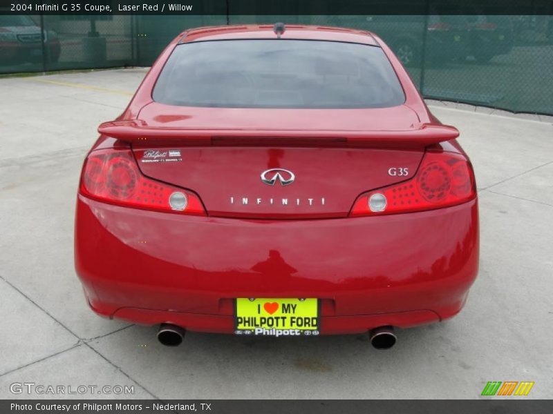 Laser Red / Willow 2004 Infiniti G 35 Coupe