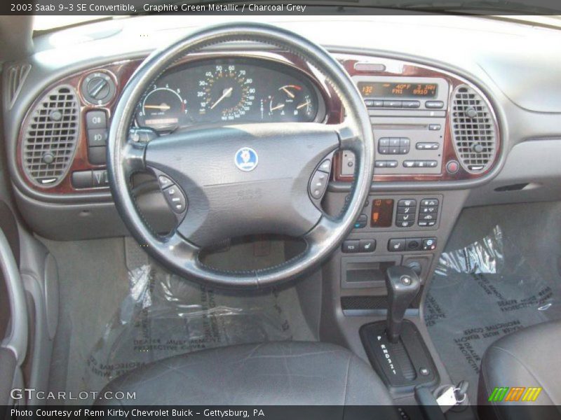  2003 9-3 SE Convertible Charcoal Grey Interior