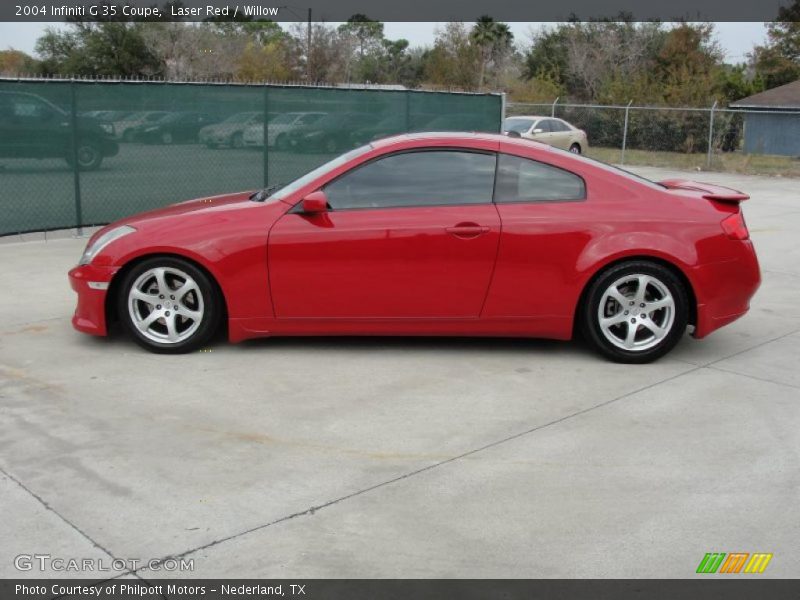 Laser Red / Willow 2004 Infiniti G 35 Coupe