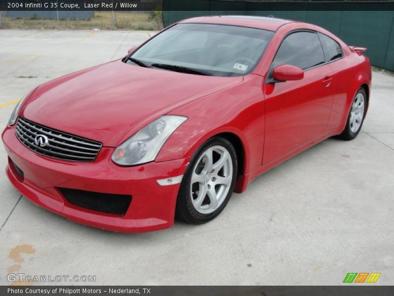Laser Red / Willow 2004 Infiniti G 35 Coupe