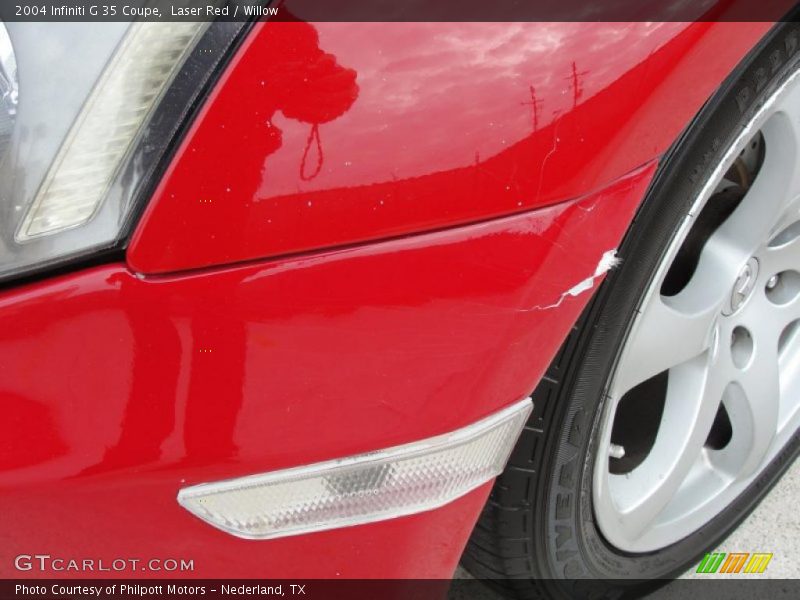 Laser Red / Willow 2004 Infiniti G 35 Coupe