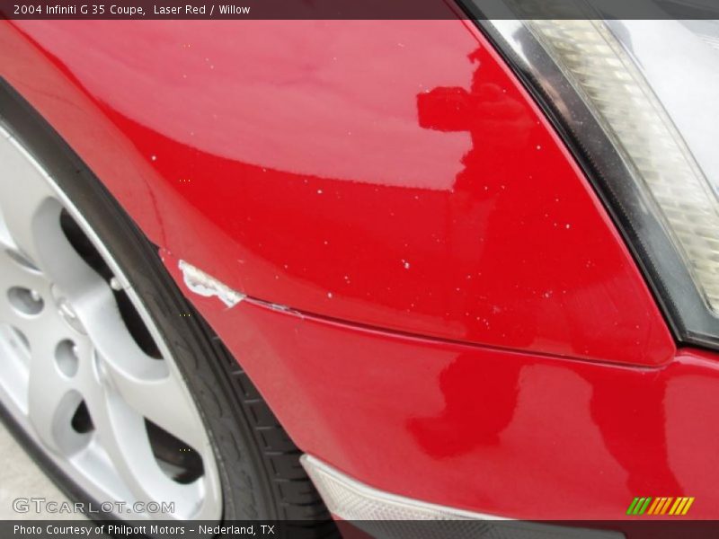 Laser Red / Willow 2004 Infiniti G 35 Coupe