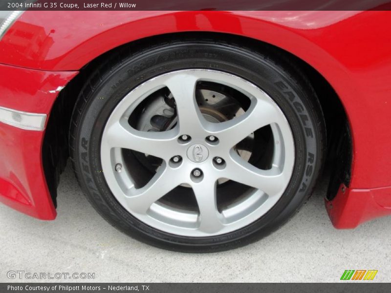 Laser Red / Willow 2004 Infiniti G 35 Coupe