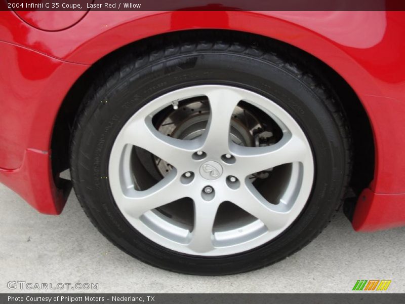 Laser Red / Willow 2004 Infiniti G 35 Coupe