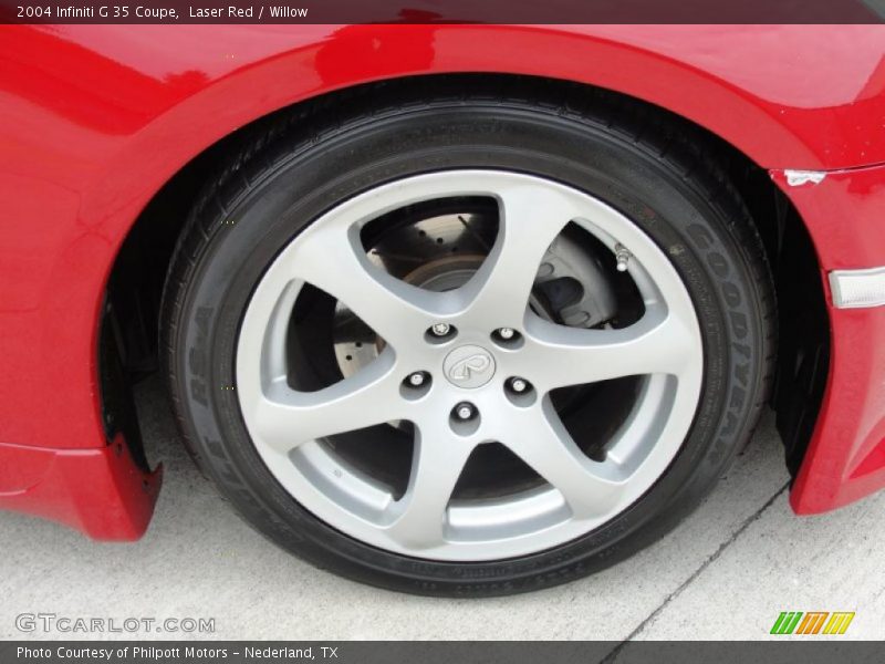 Laser Red / Willow 2004 Infiniti G 35 Coupe