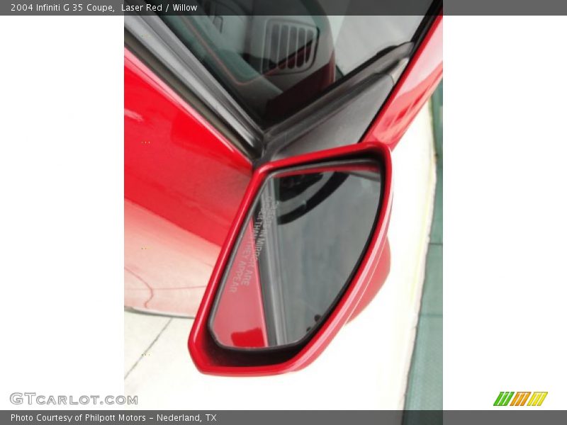 Laser Red / Willow 2004 Infiniti G 35 Coupe