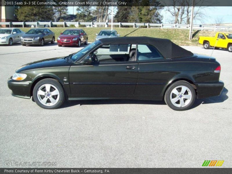  2003 9-3 SE Convertible Graphite Green Metallic
