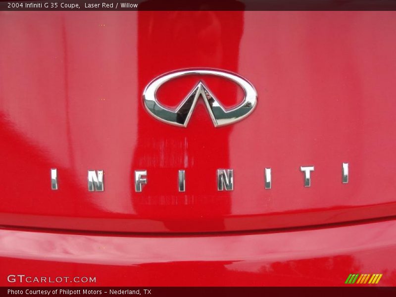 Laser Red / Willow 2004 Infiniti G 35 Coupe