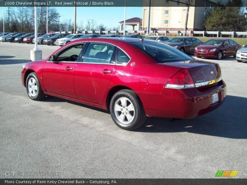Red Jewel Tintcoat / Ebony Black 2008 Chevrolet Impala LT
