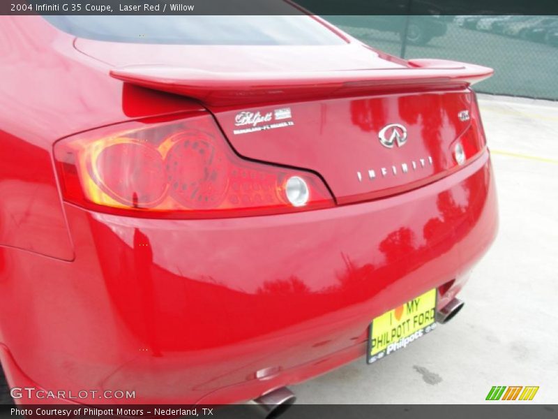 Laser Red / Willow 2004 Infiniti G 35 Coupe