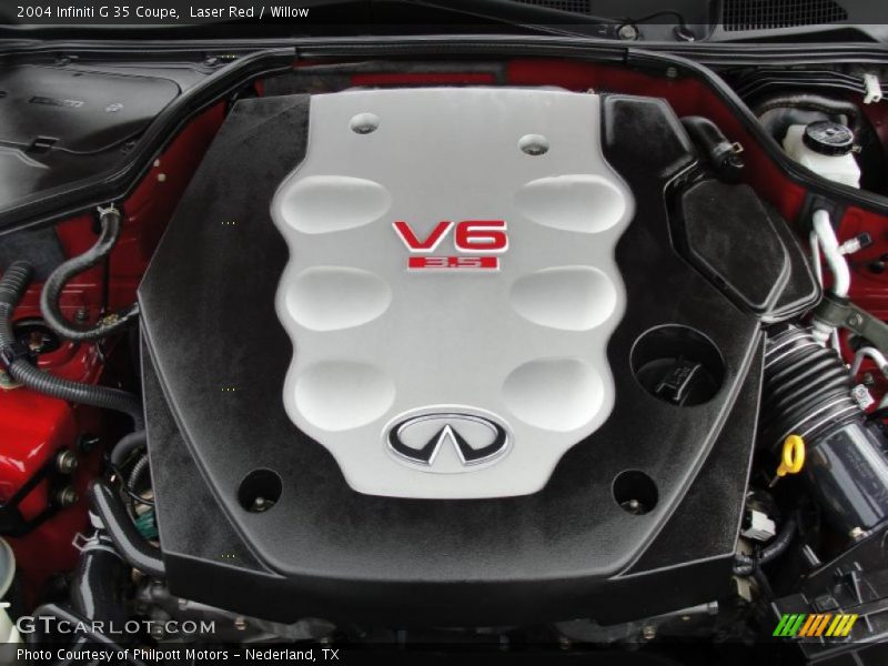 Laser Red / Willow 2004 Infiniti G 35 Coupe