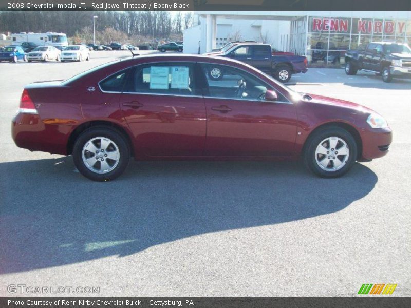 Red Jewel Tintcoat / Ebony Black 2008 Chevrolet Impala LT